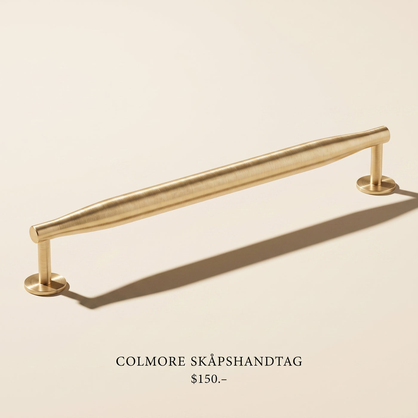 Colmore Skåpshandtag — Hand-borstad mässing