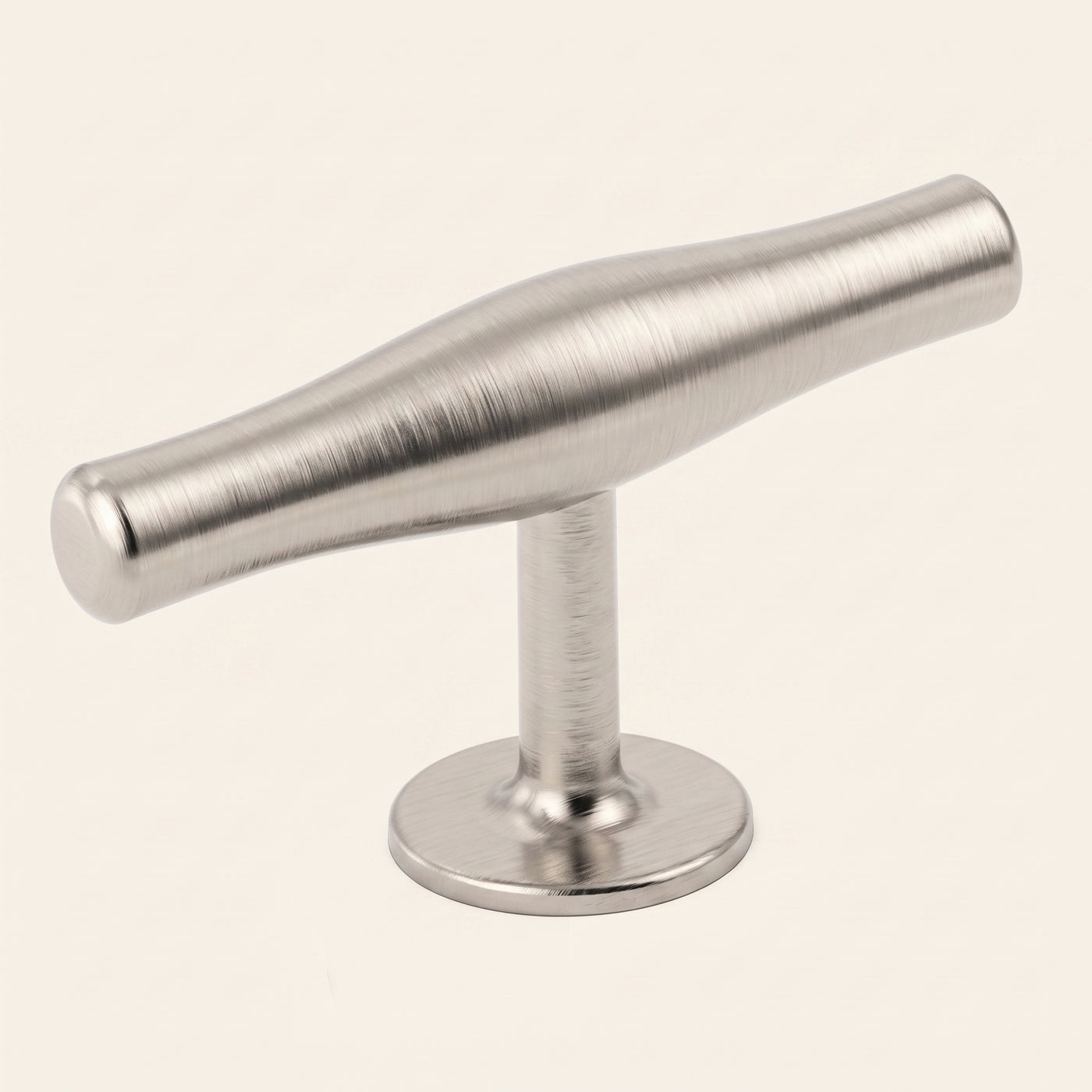 Colmore T-bar Handtag — Hand-borstad nickel