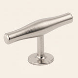 Colmore T-bar Handtag — Hand-borstad nickel