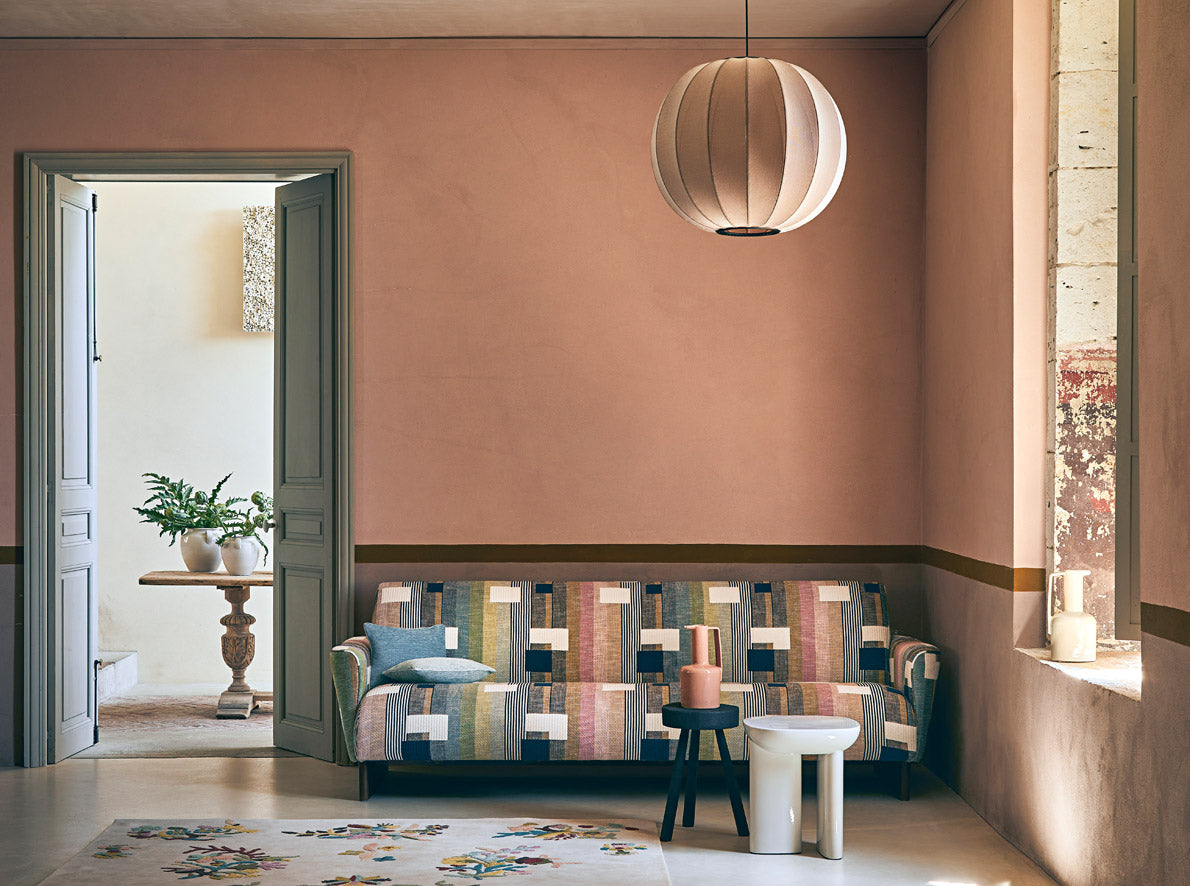 Copenhagen room setting — Pierre Frey fabric