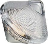 Copper Coast 12" Rechargeable Accent Light Bordslampa — Waterford for Visual Comfort & Co. — Polished Nickel with Clear Crystal detaljbild