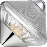 Copper Coast 12" Rechargeable Accent Light Bordslampa — Waterford for Visual Comfort & Co. — Polished Nickel with Clear Crystal