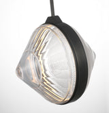 Copper Coast 15" Karo and Olive Cut Takpendel — Waterford for Visual Comfort & Co. detaljbild