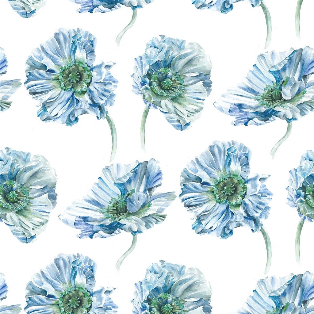 Coquelicot Delft — Designers Guild tyg