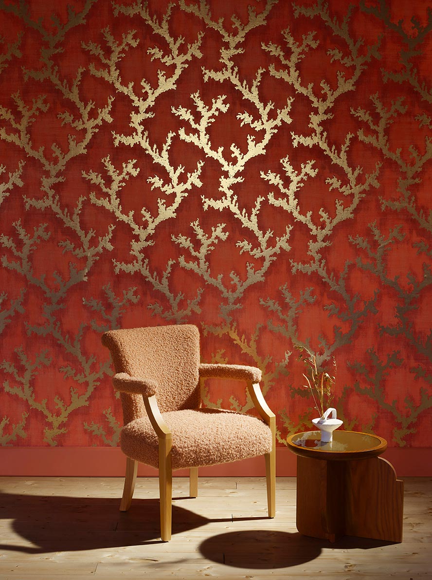 Corail Magique sfeerbeeld — Pierre Frey behang