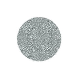 Coralia Silver matta från William Yeoward, sedd ovanifrån