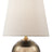 Black Pearl with Cream Linen Shade