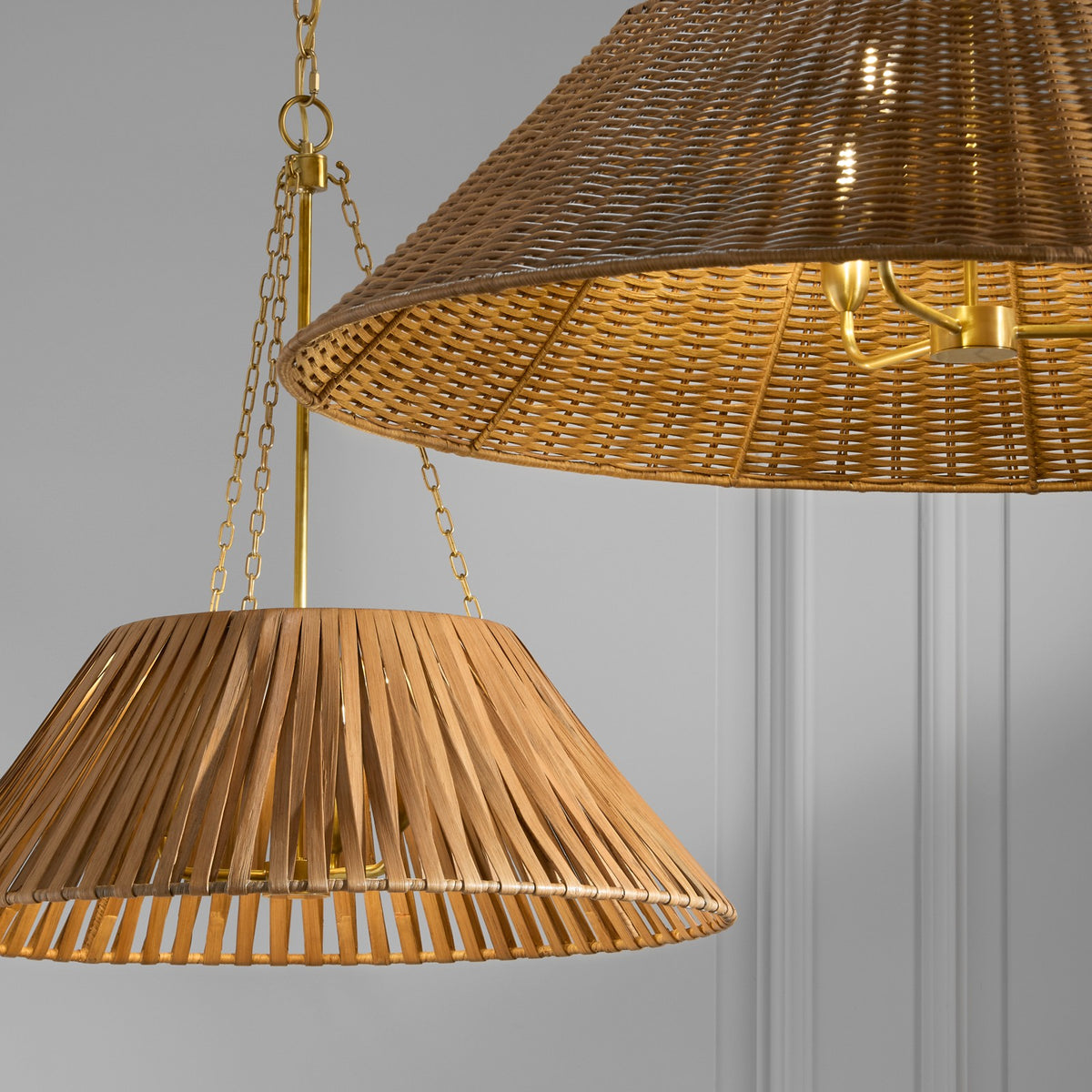 Corinne 24" Wrapped Taklampa — Marie Flanigan for Visual Comfort & Co. detaljbild