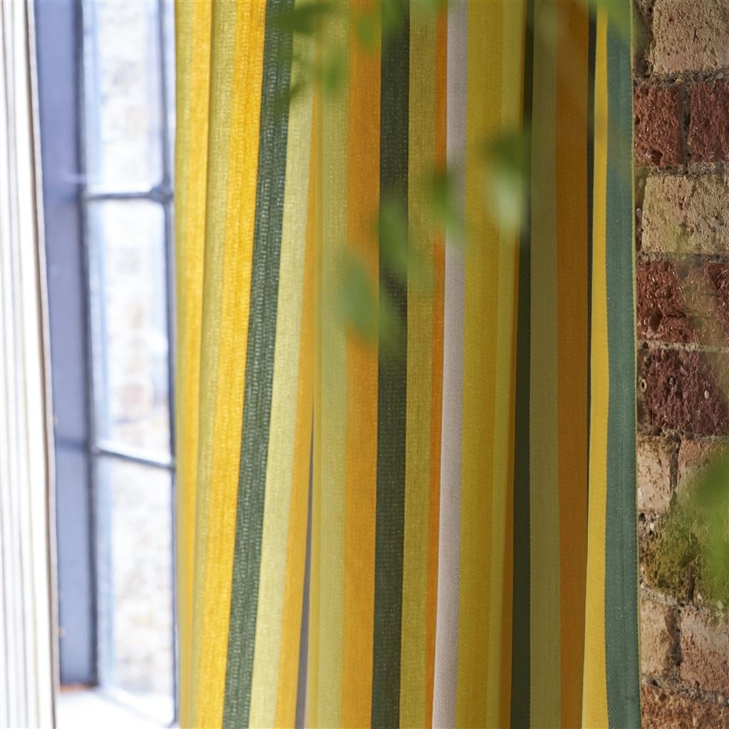 Cork Street Stripe Tyg — Designers Guild i miljö