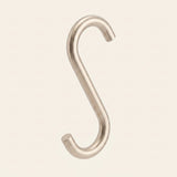 Cotswold Mässing S Krok — Hand-borstad nickel - HBN