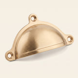Cotswold Drawer Cup-handtag — Hand-borstad mässing
