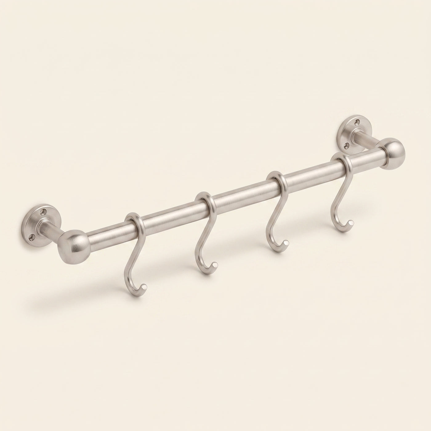 Cotswold Krukstång & S-krokar — Hand-borstad nickel