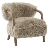 Cotswold Lion Accent Chair in Real Sheepskin - Keiichi