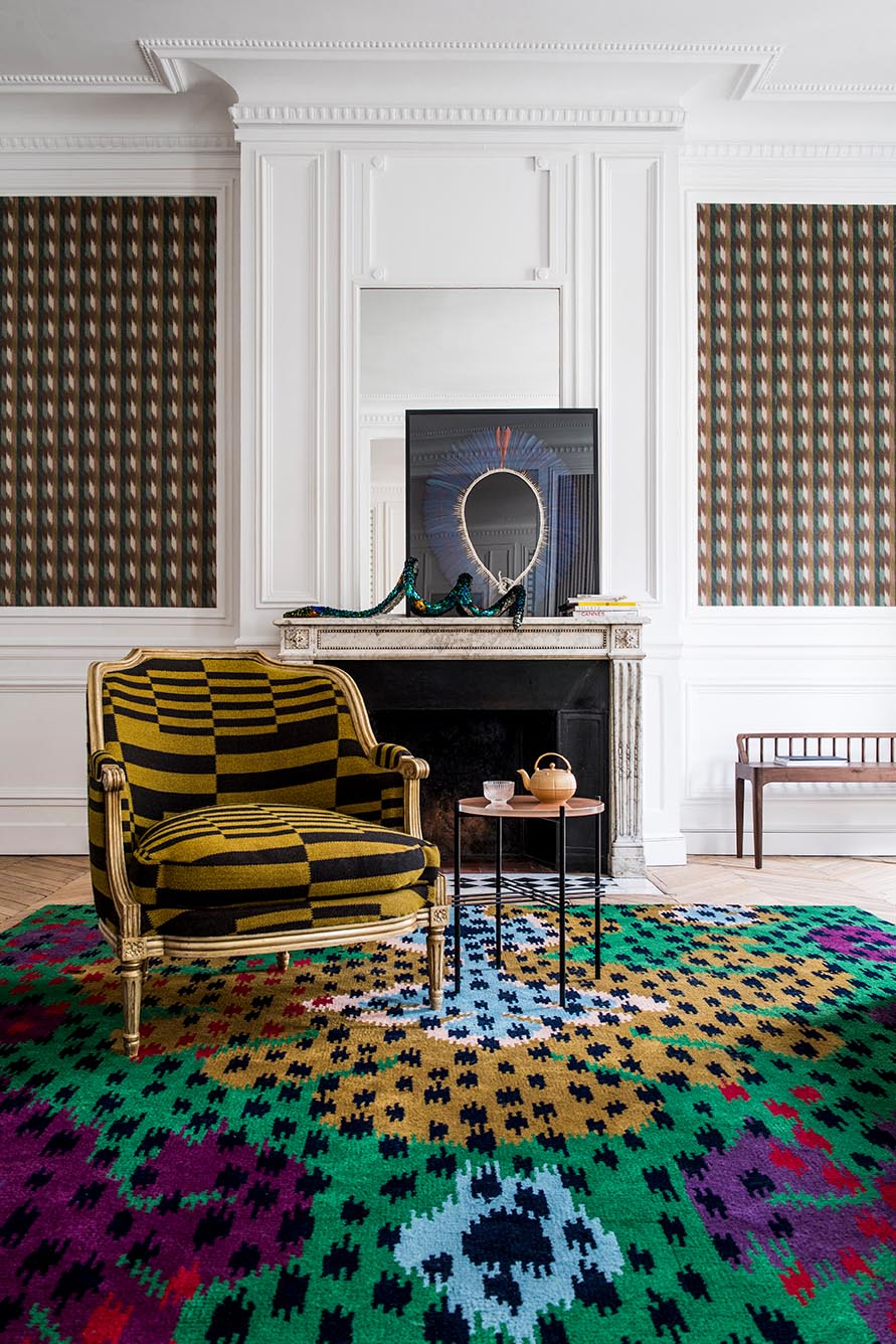 Country room setting — Pierre Frey fabric