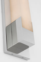 Covet 16" Bracketed Vägglampa — Kelly Wearstler for Visual Comfort & Co. — Polished Nickel with Alabaster detaljbild