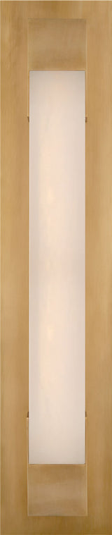Covet 21" Bracketed Wall Light — Kelly Wearstler for Visual Comfort & Co. — Antique-Burnished Brass with Alabaster