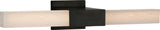 Covet 24" Over The Mirror Vägglampa — Kelly Wearstler for Visual Comfort & Co. — Bronze with Alabaster
