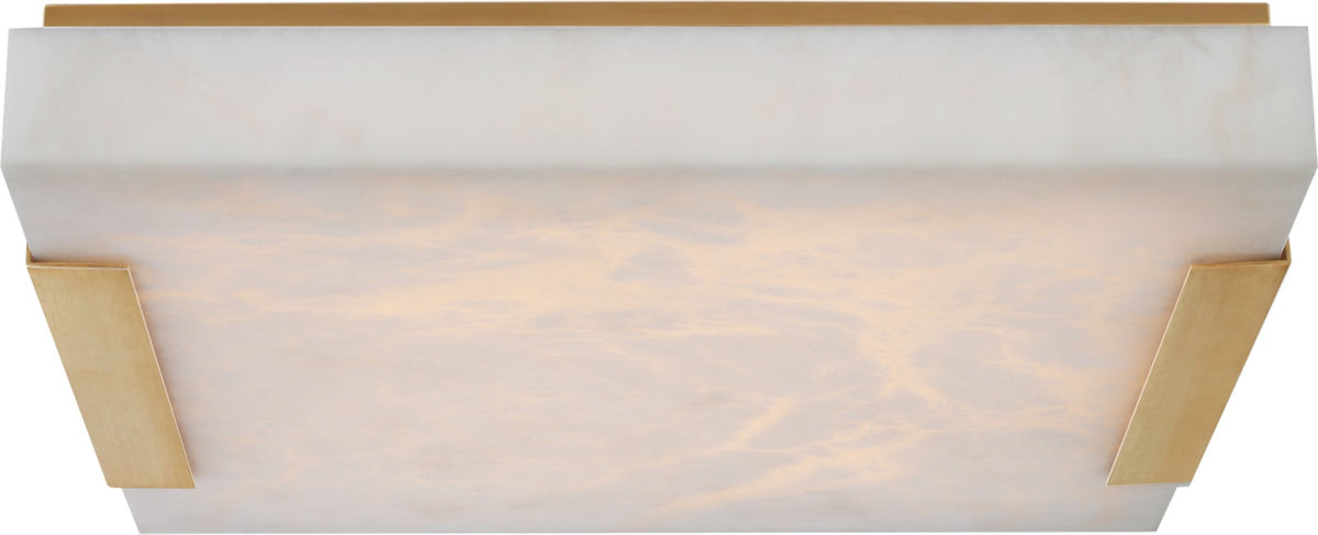 Covet Large Plafond — Kelly Wearstler for Visual Comfort & Co. — Antique-Burnished Brass with Alabaster