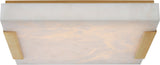 Covet Large Plafond — Kelly Wearstler for Visual Comfort & Co. — Antique-Burnished Brass with Alabaster