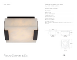 Covet Low Clip Solitaire Plafond — Kelly Wearstler for Visual Comfort & Co. måttskiss
