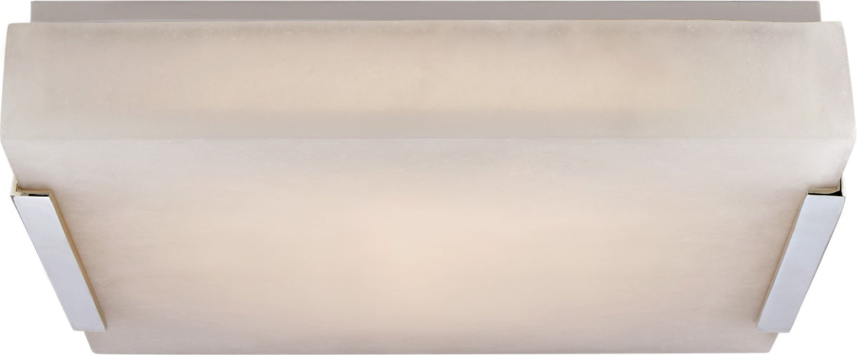 Covet Plafond Medium — Kelly Wearstler for Visual Comfort & Co. — Polished Nickel with Alabaster