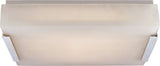 Covet Plafond Medium — Kelly Wearstler for Visual Comfort & Co. — Polished Nickel with Alabaster