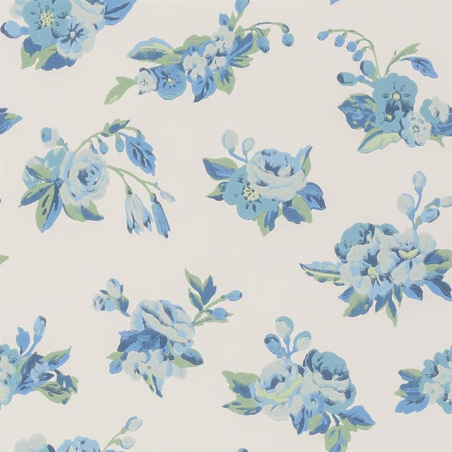 Craven Street Flower Delft Tapet — Designers Guild