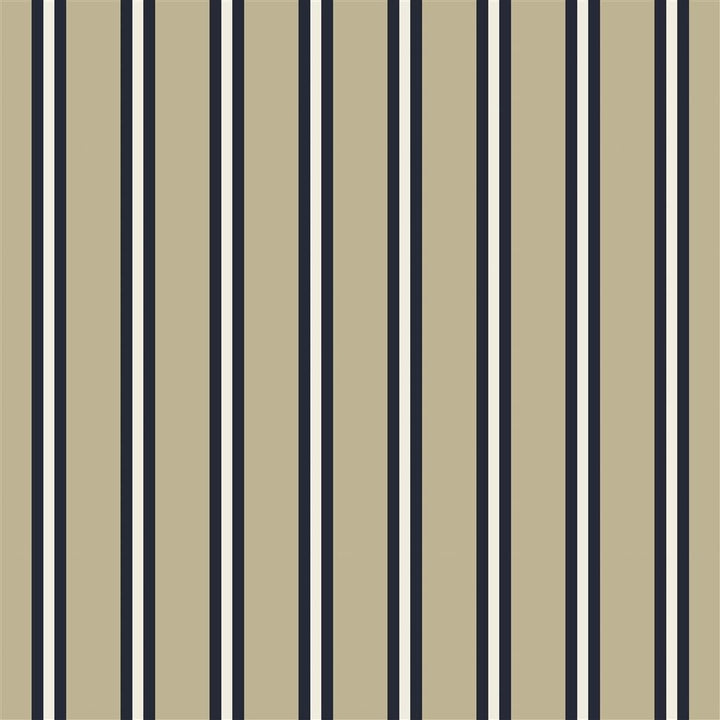 Cricket Stripe Blue — Ralph Lauren Home tyg