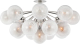 Cristol 43" Plafond Polished Nickel
