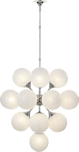 Cristol Large Tiered Takkrona Polished Nickel