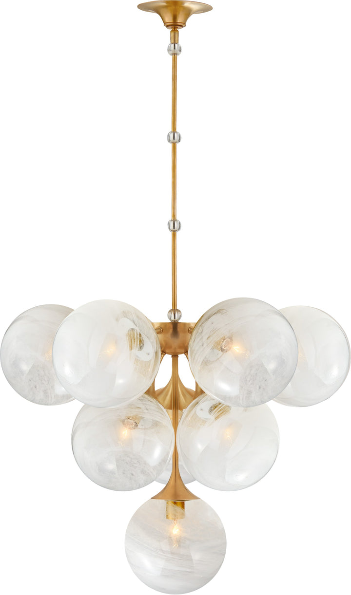 Cristol Tiered Takkrona Antique-Burnished Brass