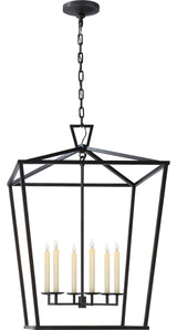 Darlana Extra Large Lantern — Chapman & Myers for Visual Comfort & Co. — Aged Iron