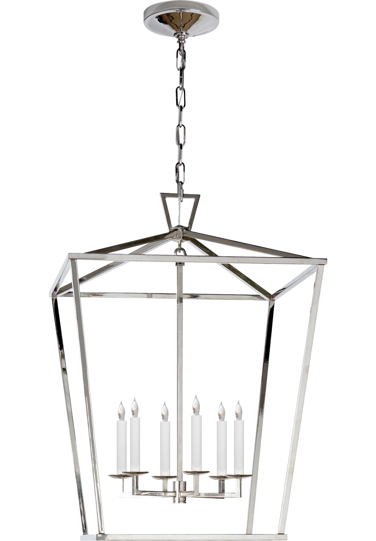 Darlana Large Lykta — Chapman & Myers for Visual Comfort & Co. — Polished Nickel