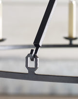 Darlana Large Single Ring Takkrona — Chapman & Myers for Visual Comfort & Co. detaljbild
