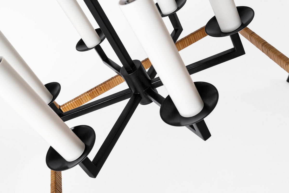 Darlana Large Wrapped Lykta — Chapman & Myers for Visual Comfort & Co. detaljbild