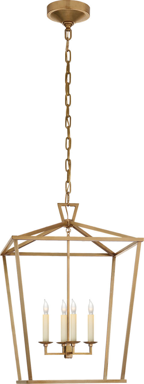 Darlana Medium Lykta — Chapman & Myers for Visual Comfort & Co. — Antique-Burnished Brass
