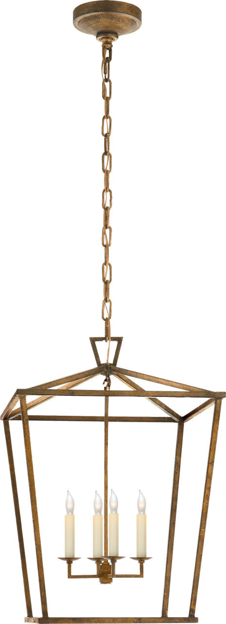 Darlana Medium Lykta — Chapman & Myers for Visual Comfort & Co. — Gilded Iron