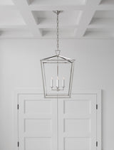 Darlana Medium Lykta — Chapman & Myers for Visual Comfort & Co. — Polished Nickel miljöbild