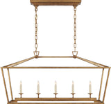 Darlana Medium Taklampa — Chapman & Myers for Visual Comfort & Co. — Gilded Iron