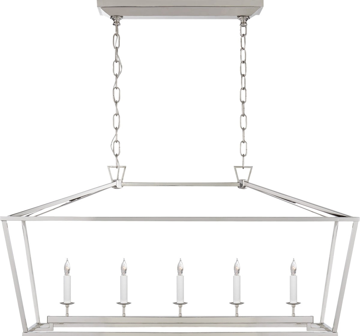 Darlana Medium Taklampa — Chapman & Myers for Visual Comfort & Co. — Polished Nickel