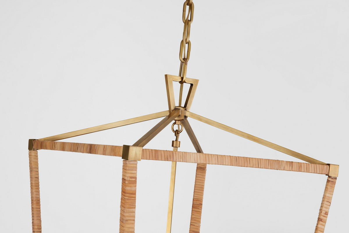 Darlana Medium Wrapped Lykta — Chapman & Myers for Visual Comfort & Co. detaljbild