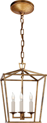 Darlana Mini Lantern — Chapman & Myers for Visual Comfort & Co. — Gilded Iron
