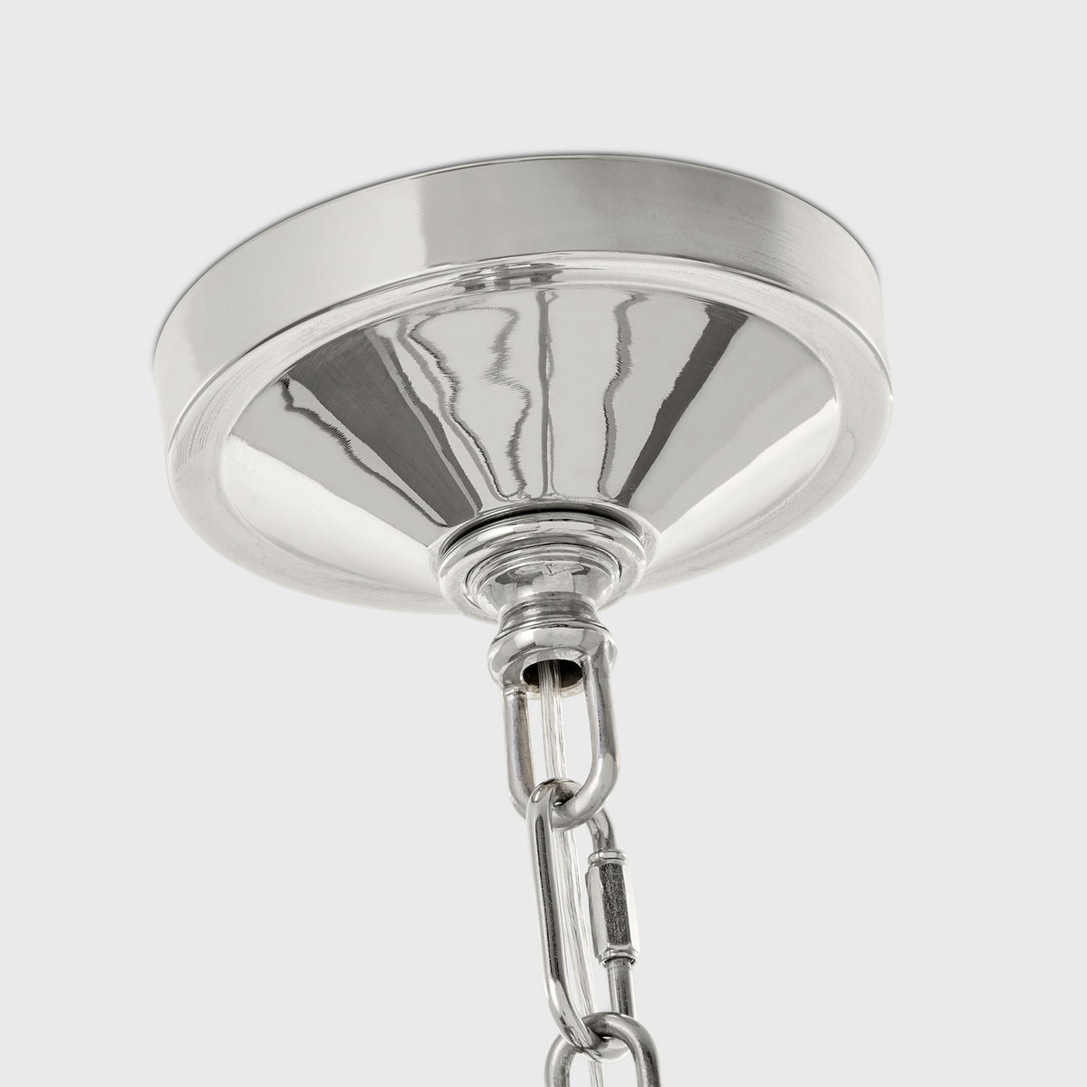 Darlana Mini Lykta — Chapman & Myers for Visual Comfort & Co. — Polished Nickel detaljbild