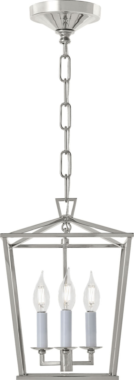 Darlana Mini Lantern — Chapman & Myers for Visual Comfort & Co. — Polished Nickel