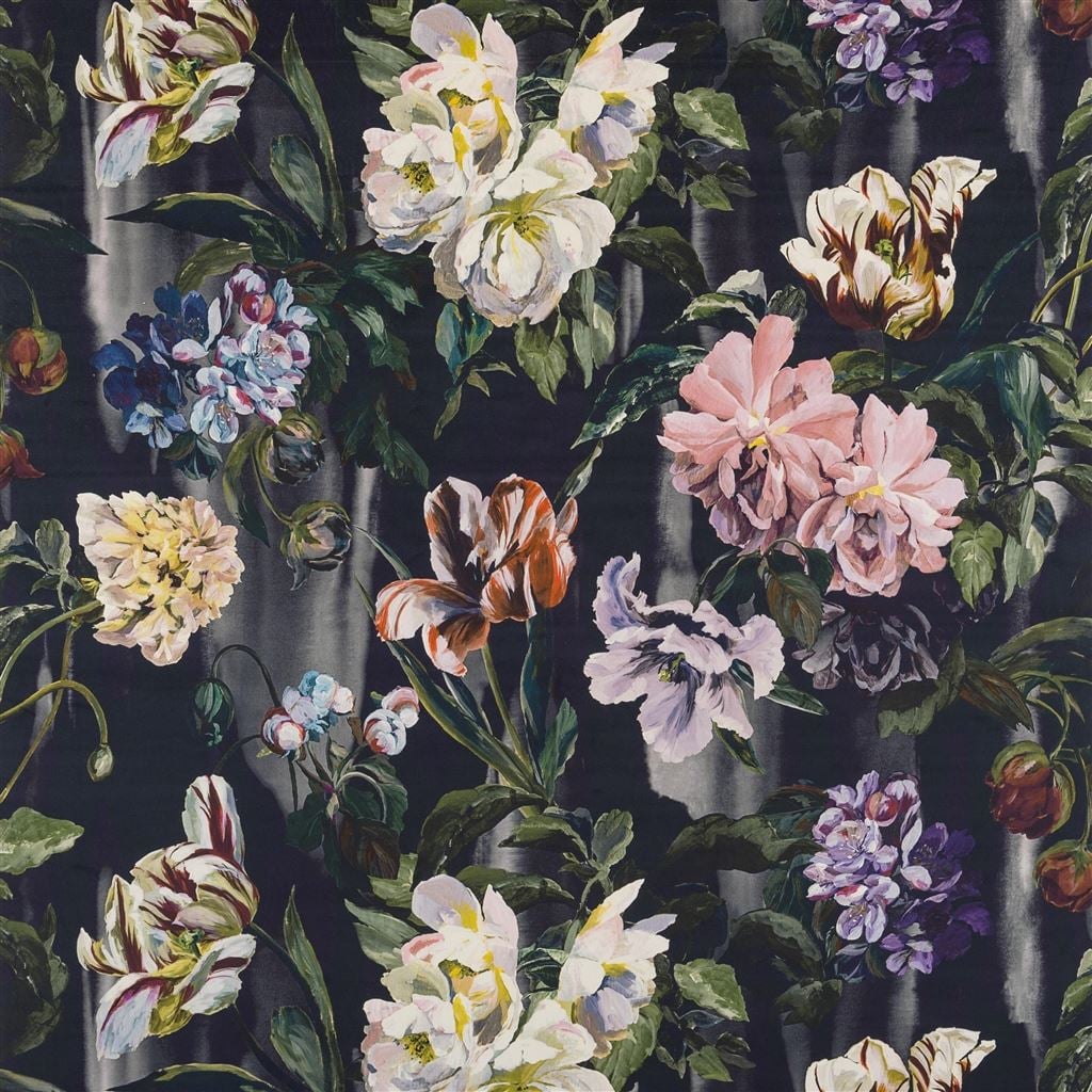 Delft Velvet Noir — Designers Guild tyg
