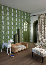 Designer Dogs room setting — Pierre Frey fabric
