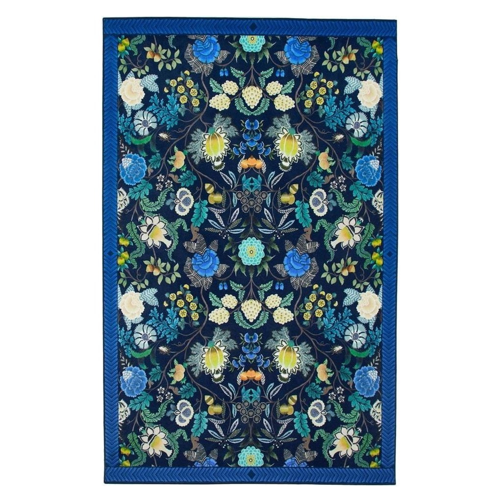 Brocart Decoratif Indigo matta från Designers Guild, sedd ovanifrån