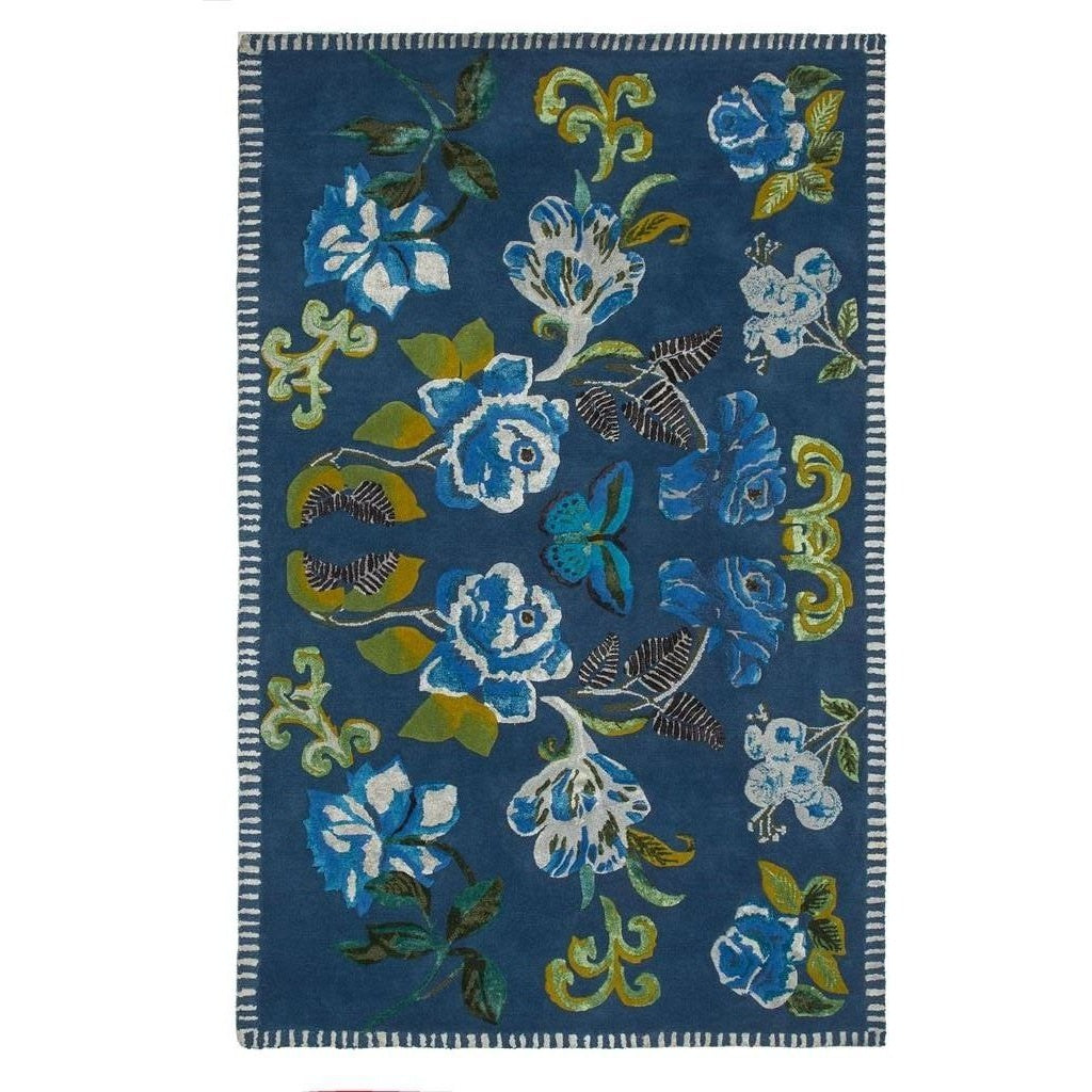 Eleonora Cobalt matta från Designers Guild, sedd ovanifrån