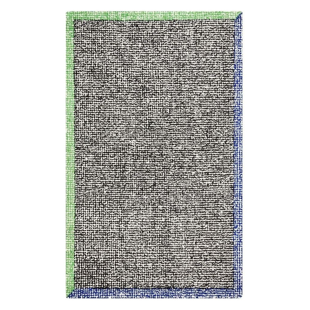 Elliottdale Charcoal matta från Designers Guild, sedd ovanifrån