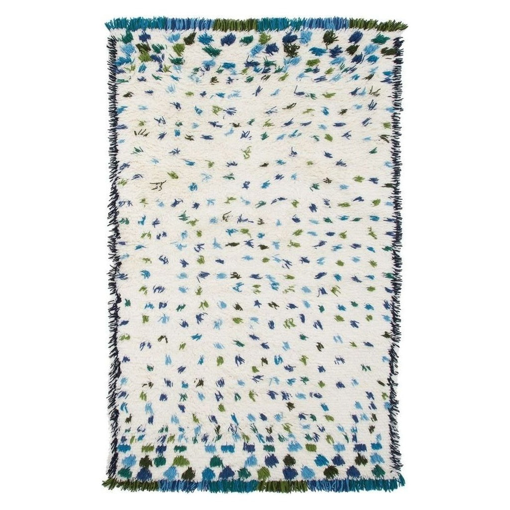 Valais Cobalt matta från Designers Guild, sedd ovanifrån